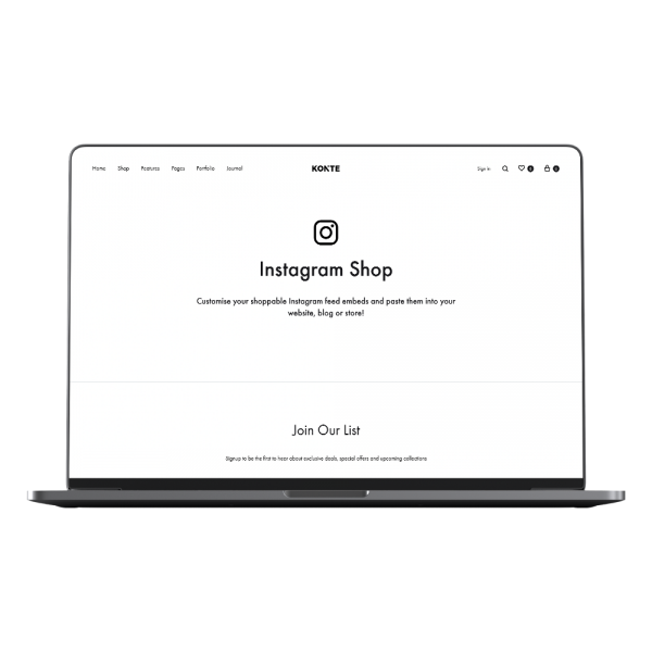 KONTE INSTAGRAM SHOP