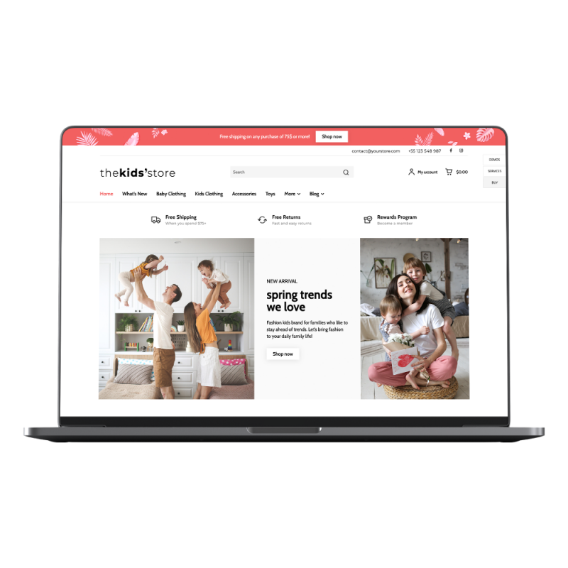 Newspaper THE KIDS STORE