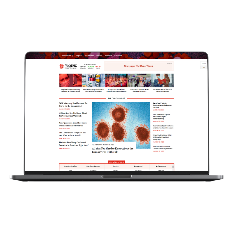 Newspaper PANDEMIC PRO