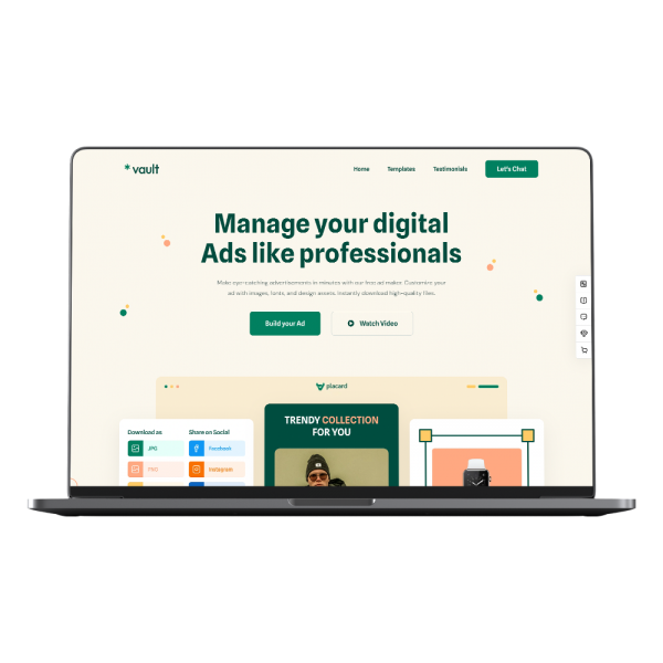 Vault Digital Ads Software