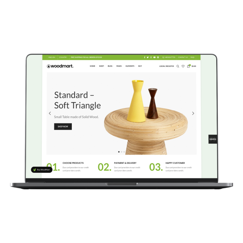 WoodMart Layout Boxed